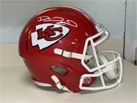 PATRICK MAHOMES SIGNED CHIEFS HELMET