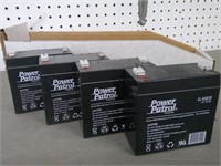 4- Power Patrol rechargeable batteries