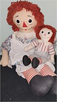 Pair of Vintage Raggedy Ann Dolls Knickerbocker