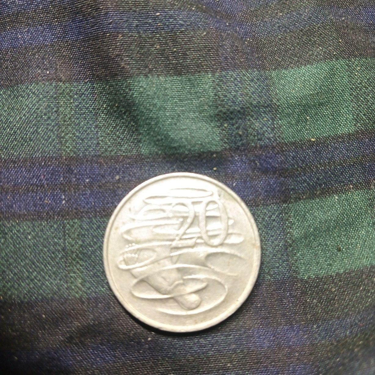 Australia Elizabeth II Platypus 20 Cents Coin
