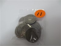 16 - Liberty nickels, mixed dates