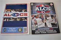 MLB ALCS 2006 and 2012 Official Baseball Programs