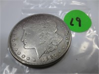 1921-S Morgan silver dollar, x-fine