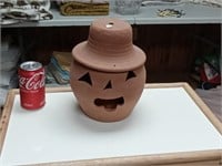 1997 Yellow Banks pottery Halloween Jack O Lantern