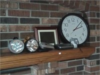 clock,flashlight & weather radio