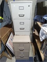 2 - 2 drawer file cabinets