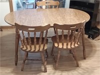 kitchen table & 3 chairs