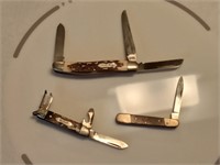 3 pocket knives - Uncle Henry,Scout & China