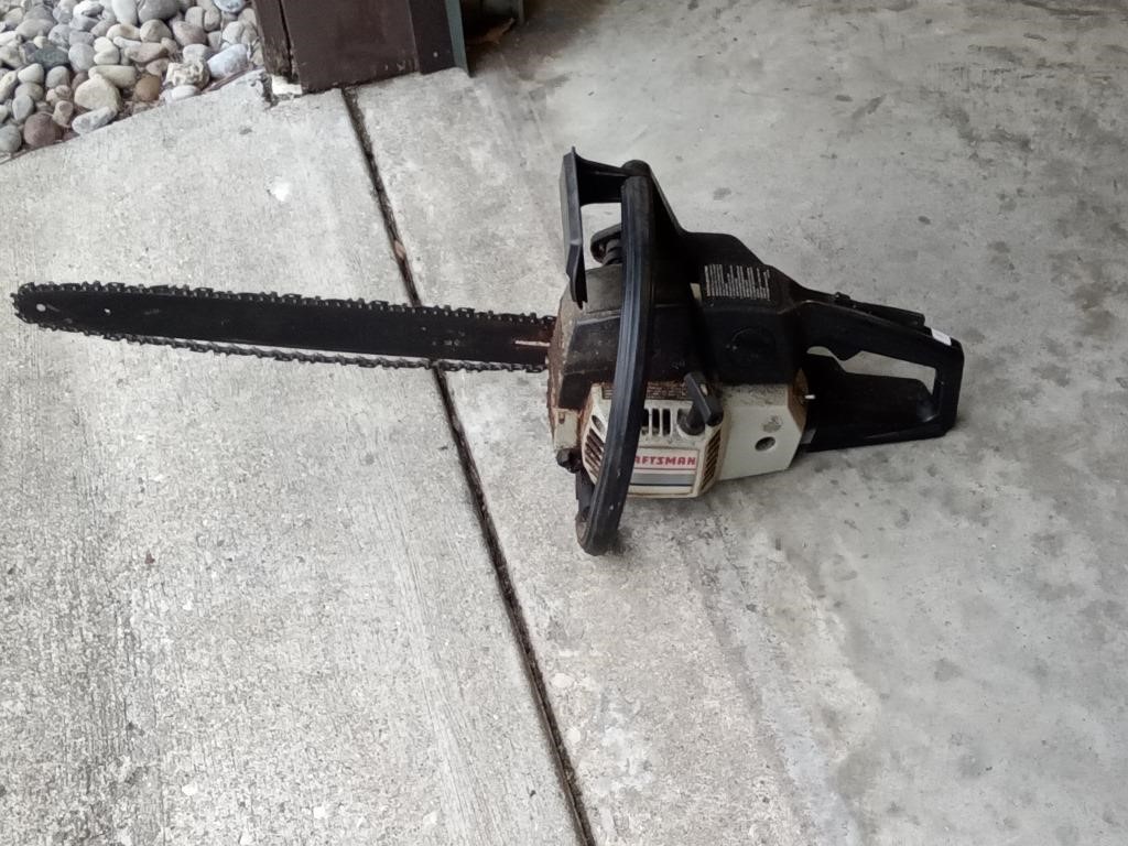 Craftsman gas powered chain saw