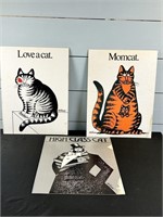 Lot Of 3 Cat Posters