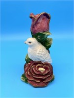 Vigor Dove And Flower Figurine