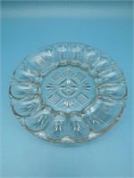 Vintage Clear Glass Serving Platter
