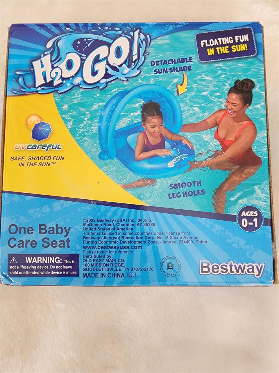 Baby care seat float