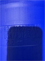 Uline Drums (QTY 30) 30 gallon Blue Plastic Drums