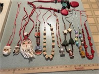 Wood and craft necklaces