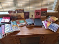 Bibles and new notebooks