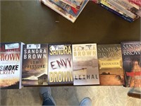 6 Sandra brown novels