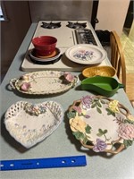 Assorted decorative plates