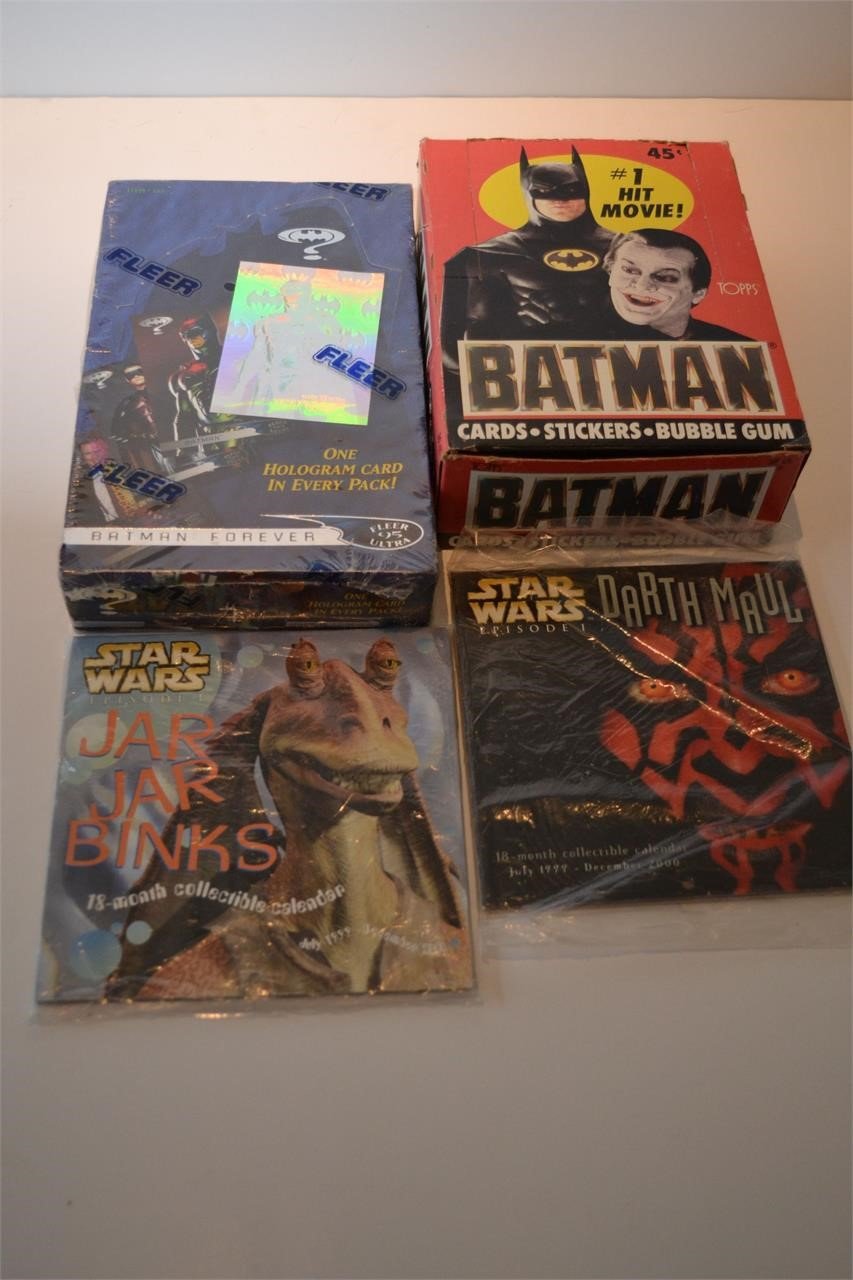 Batman and Star Wars Memorabilia