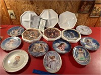 Christmas and Angel Collector plates