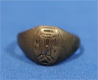 10K Class Ring(worn)-4gr