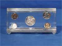 1959 Proof Set in Lucite