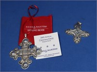 1990, 2002 Reed & Barton Sterling Silver Christmas