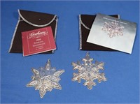 1991, 1999 Gorham Sterling Silver Christmas