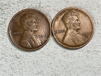 1915 and 1915D Lincoln wheat cents