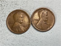 1916 and 1916D Lincoln wheat cents