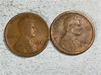 1921, 1921S Lincoln wheat cents
