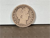 1895O Barber half dollar