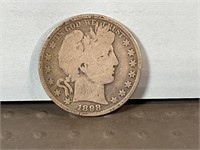 1898 Barber half dollar