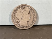 1898O Barber half dollar