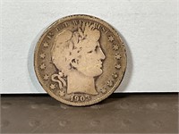 1903S Barber half dollar