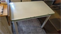 SELLERS CERAMIC TOP TABLE 30" TALL X 40" X 25"