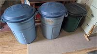 RUBBERMAID ROUGHNECK TRASH CANS AND MORE