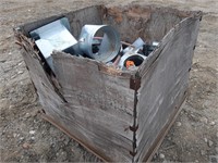 Wooden Crate of Aluminum Roofing Vents