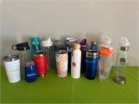 Large Lot of Portable Personal Drink Containers