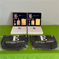 2 Sets Elton John Gift Box Luggage Tags, Bags