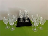 6 3/4" H Waterford Wine Glasses Set of 12
