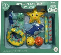Coconut Grove Dive & Play Pack Reef Gang Set Of 10