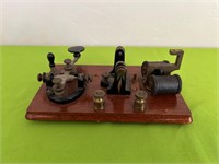 Vintage Morse Code Telegraph Key Sounder