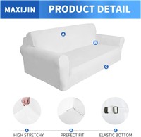 Couch Covers Set - White