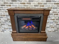 Electric Fireplace Console / Space Heater