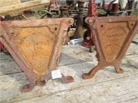 LAGROSS PLOW CO IMPERIAL CAST IRON DRILL BOX ENDS