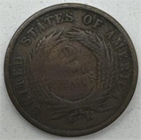 (LJ) 1865 Two Cent Piece