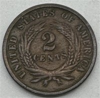 (LJ) 1868 Two Cent Piece