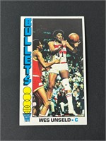 1976 Topps Wes Unseld #5 HOF