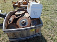 JOHN DEERE PLANTER CAST IRON CLOSING WHEELS